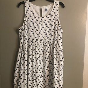 Old Navy White bird sundress